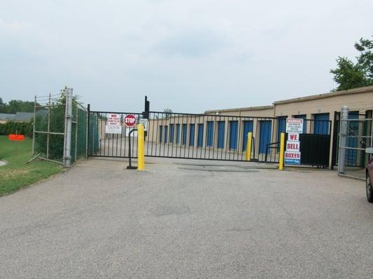 Fully fenced facility, electronic gate with keypad access, and 24 hour video surveillance!