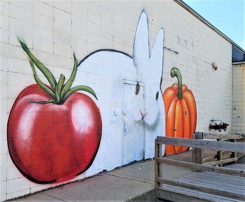 Farmer's Market Rabbits by Jules MuckRock Muck 2019