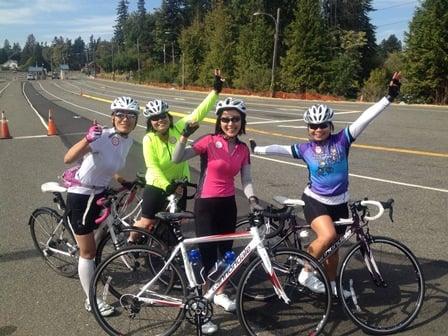 "Ride Around the Sound" team! - bike fundraiser event in Washington