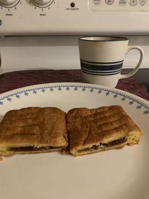 Bon APPETIT Apple Danish with Coffee.