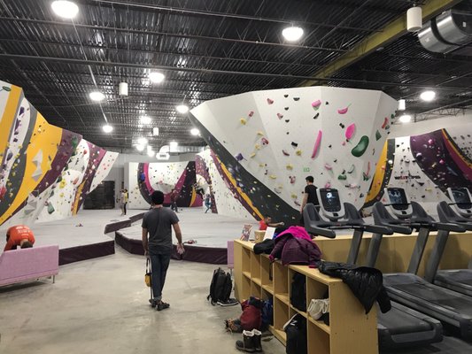 Gigantic climbing area