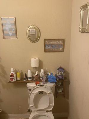 Before Pic of A Mens Restroom Transformation.