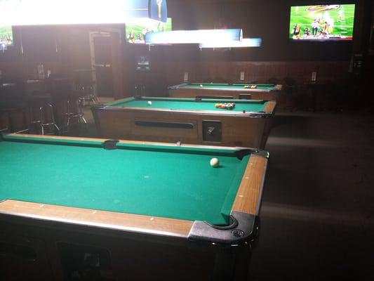 Front pool table room. One of two...