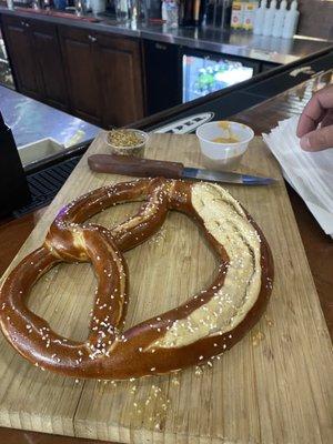 Bavarian pretzel