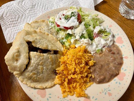 Meat in the gorditas was like beef jerky. Yuck!