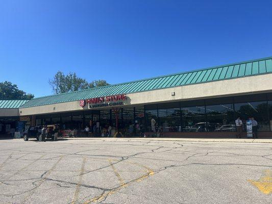 Dollar General is located next to the Salvation Army store- longtime vendor in this strip mall