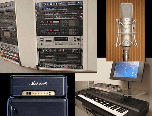 Digital and analog gear, real and modeled guitar amps, the best microphones.