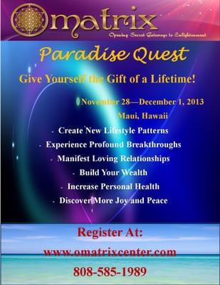 Paradise Quest Flyer