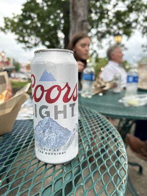 My first, and last ever, Coors Light