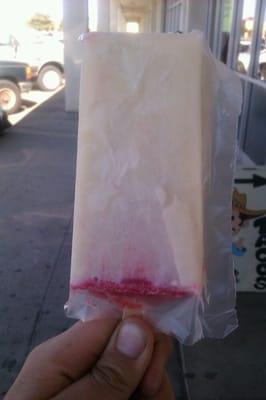 Paleta de Fresas con crema