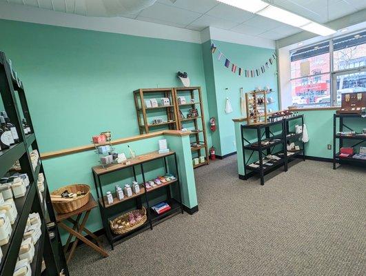 View from the inside of MW Soapworks at 1310 Commercial Street in Downtown Bellingham