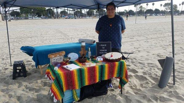 Phoenix Rise Project Womens empowerment Event in Long Beach. Offering Massages on the beach.