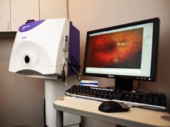 Optomap retinal exam