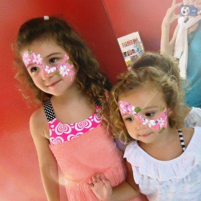 Me Too Sister Face Painting Design