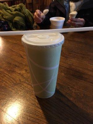 Huge milkshake