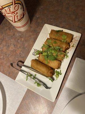 Frozen veggie spring rolls