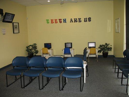 spacious patient waiting area