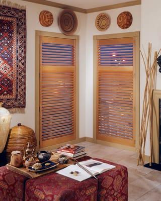 Custom Wood Plantation Shutters in Wilkes-Barre, PA. Serving Mountain Top, Dallas, Luzerne PA