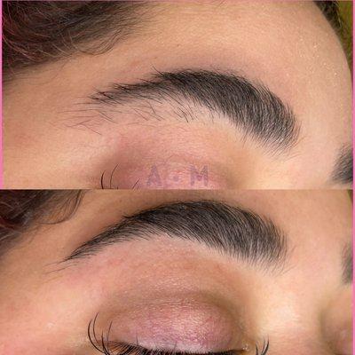 Brow clean up