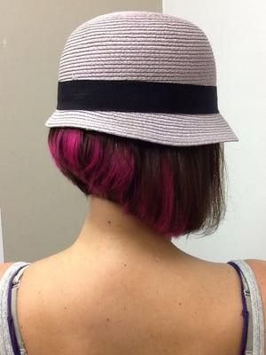 Asymmetric bob and color by ramona