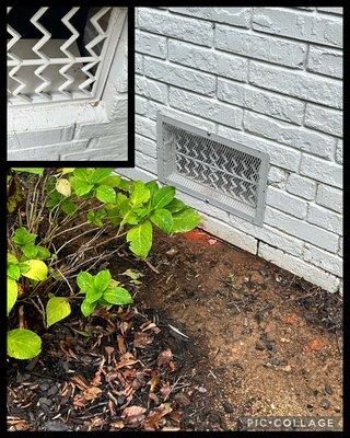 Foundation vent protection