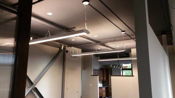 Custom lighting installation