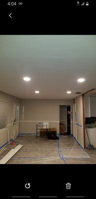 Recessed lighting Installation