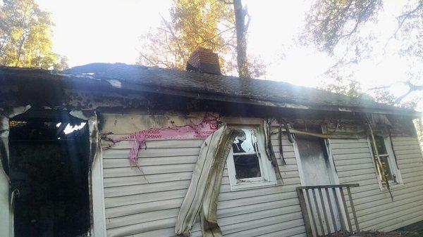 Fire damage repairs