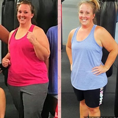 6 months progress! Great work Kellye!