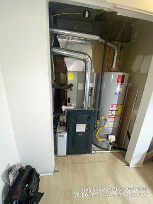 Trane Gas Furnace with Aprilaire Air Cleaner