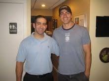 Dr. Scott Kline and Brandon Routh (Superman)