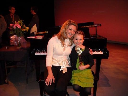 This is from a piano recital of Ms. Mandy's students held at Ballet Autin.