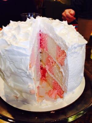 Checkerboard cake for a special birthday!