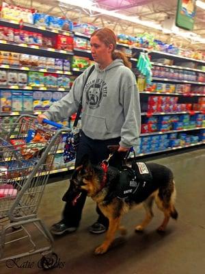 Katie taking the time very late at night to meet at walmart (I have severe ptsd and can not handle crowds)- she will always help