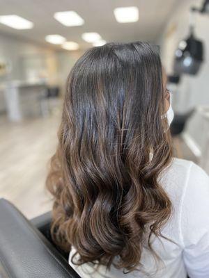 Virgin hair Balayage