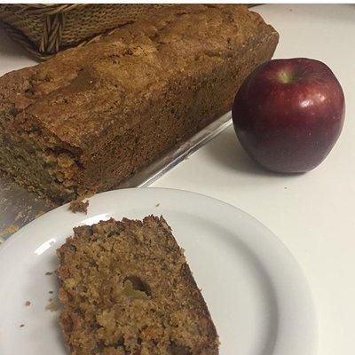 The best apple, cinnamon walnuts cake in Miami, it's doit and with an amazing flavor!