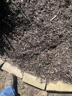 " Black " mulch