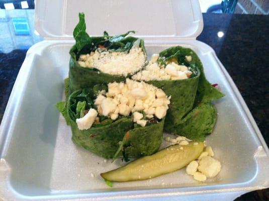 Greek Chicken Wrap $7