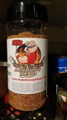 www.thatsthewaybbqgo.com to learn more about their award winning rub!!  Get their free sample of glazed bacon.