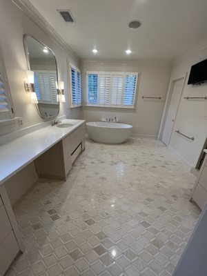 Bath remodeling