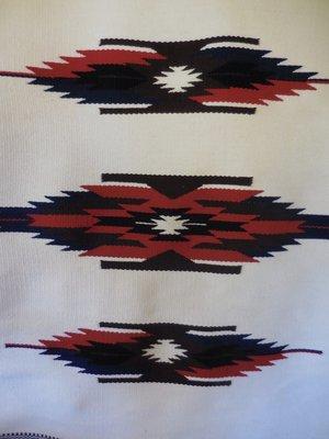 54 x 84 rug by Andrew Ortega, 7th generation weaver.