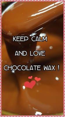 Love my chocolate wax ! Less sticky, gentler on the skin and hair, smells yummy .