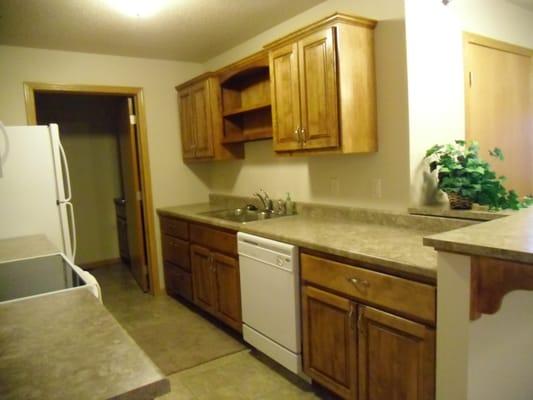 2 bdrm w/ den - kitchen