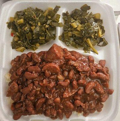 Beans and collards