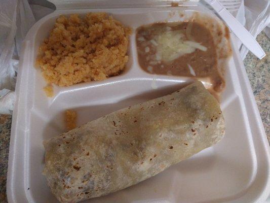 #1 special - burrito