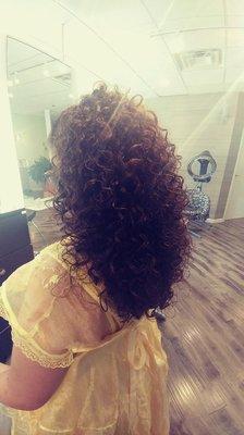 Gorgeous curls for a very special girl!