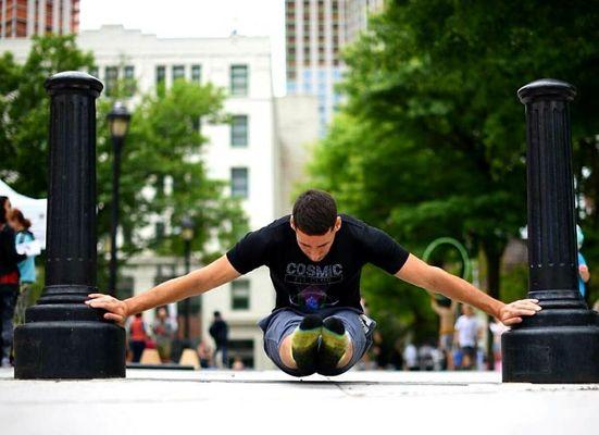 Rick Seedman teaches calisthenics class every Mon at 6:30pm