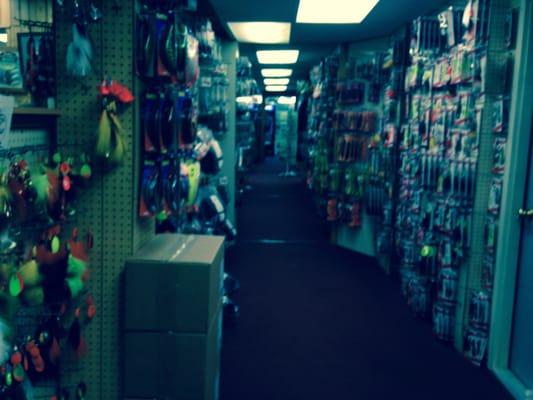 Aisles of lures