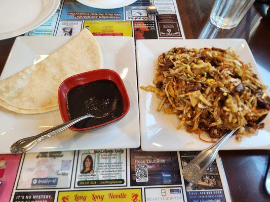 Moo Shu Pork, excellent as well.