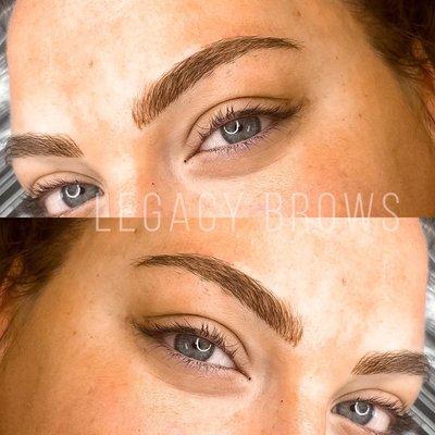 Full Brow with the Legacy Brow by Melissa Kay technique